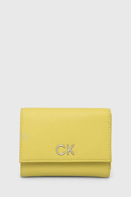 żółty Calvin Klein portfel Damski