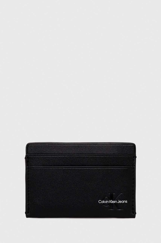 Calvin Klein Jeans etui na karty + brelok czarny