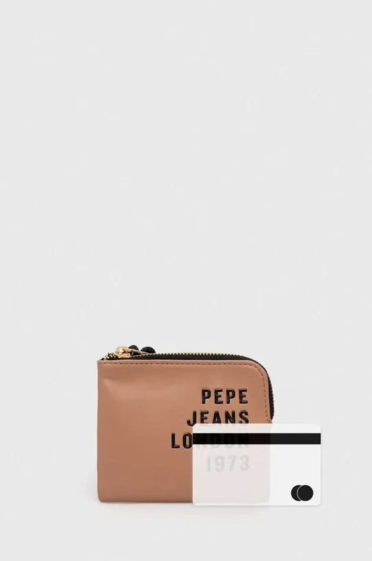 beżowy Pepe Jeans portfel