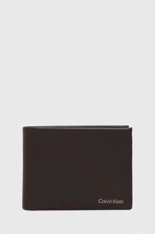 barna Calvin Klein bőr pénztárca Férfi