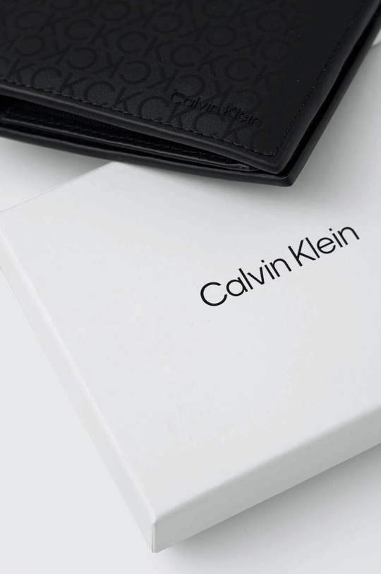 czarny Calvin Klein portfel