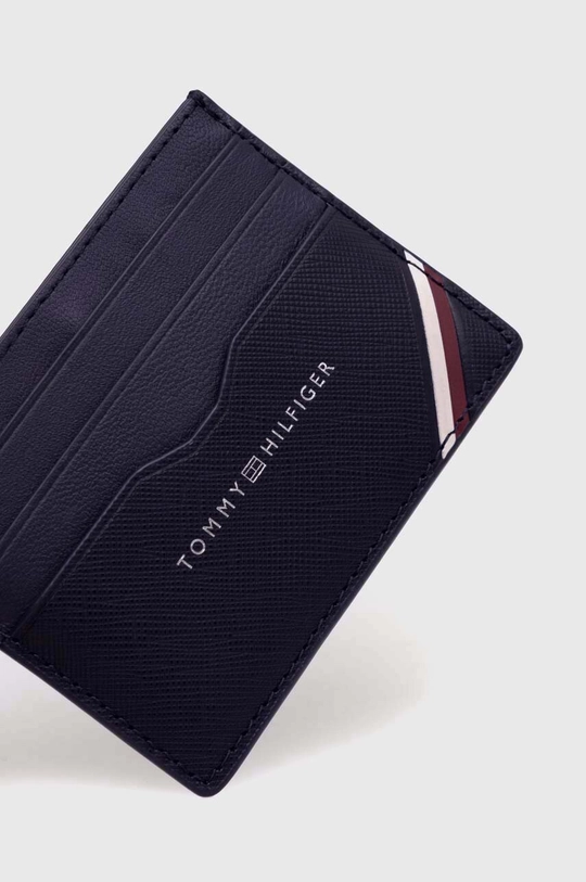 Tommy Hilfiger etui na karty skórzane Skóra bydlęca