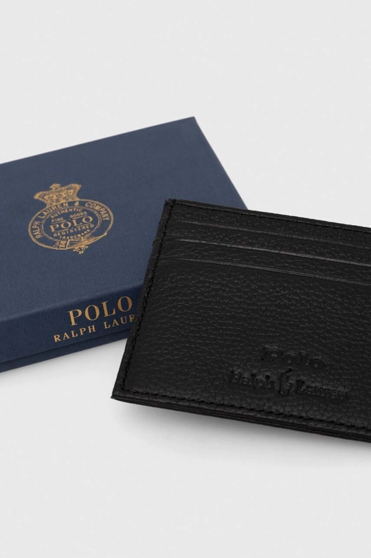 Polo Ralph Lauren etui na karty skórzane 100 % Skóra bydlęca