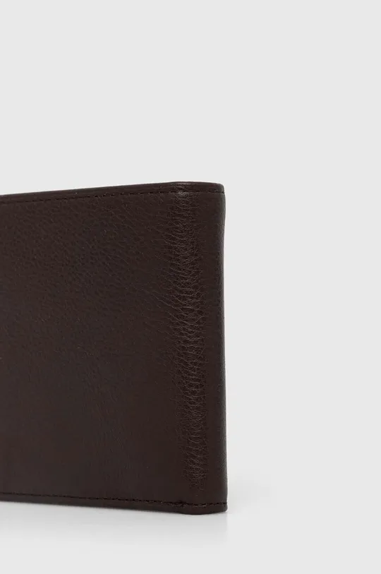 Кожаный кошелек Polo Ralph Lauren коричневый