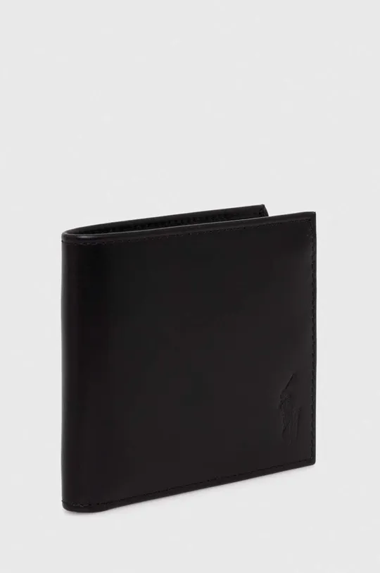 Кожаный кошелек Polo Ralph Lauren чёрный