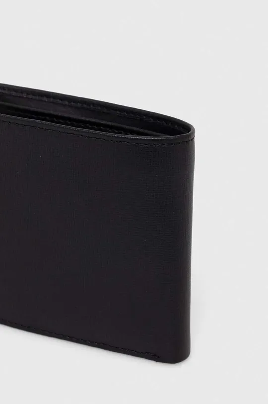 Guess portfel skórzany czarny