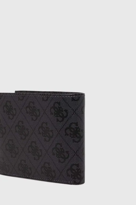Usnjena denarnica Guess siva