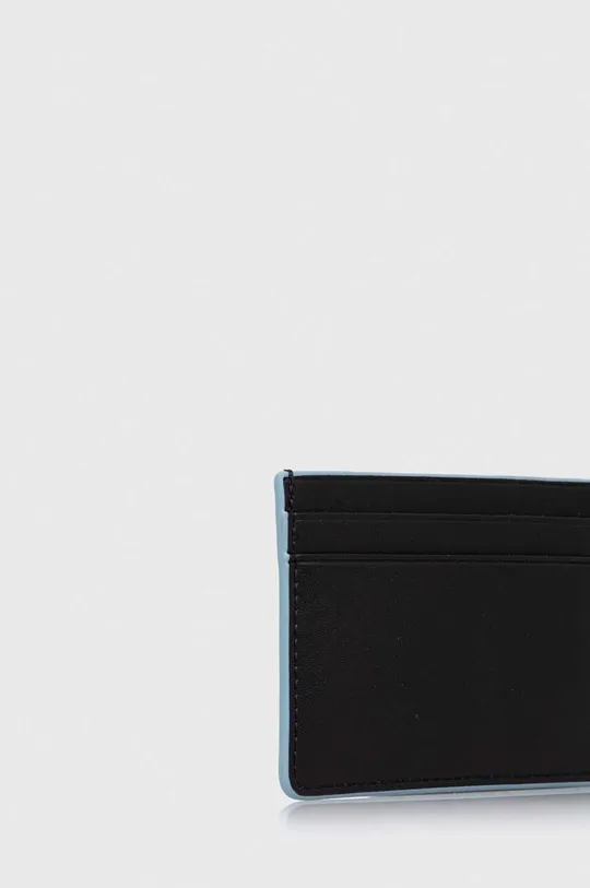 Шкіряний чохол на банківські карти Calvin Klein чорний
