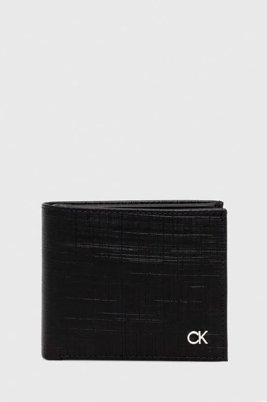 črna Usnjena denarnica Calvin Klein Moški