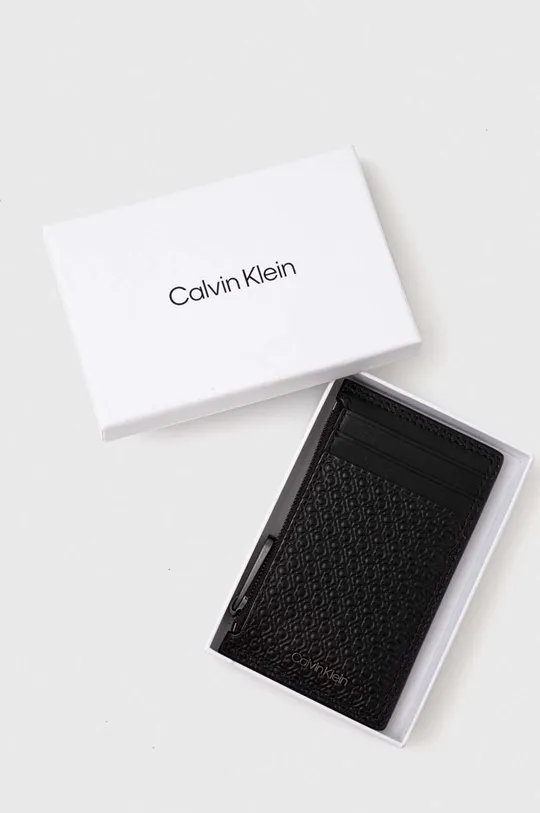 Calvin Klein portafoglio in pelle 100% Pelle bovina