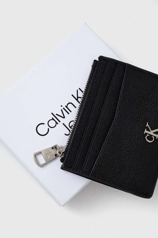 Θήκη για κάρτες Calvin Klein Jeans 100% Φυσικό δέρμα