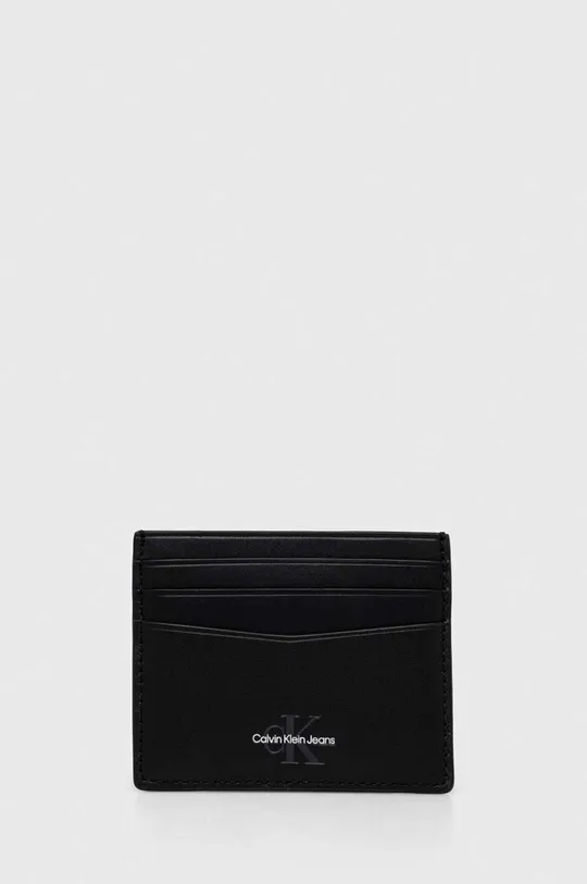 črna Usnjen etui za kartice Calvin Klein Jeans Moški