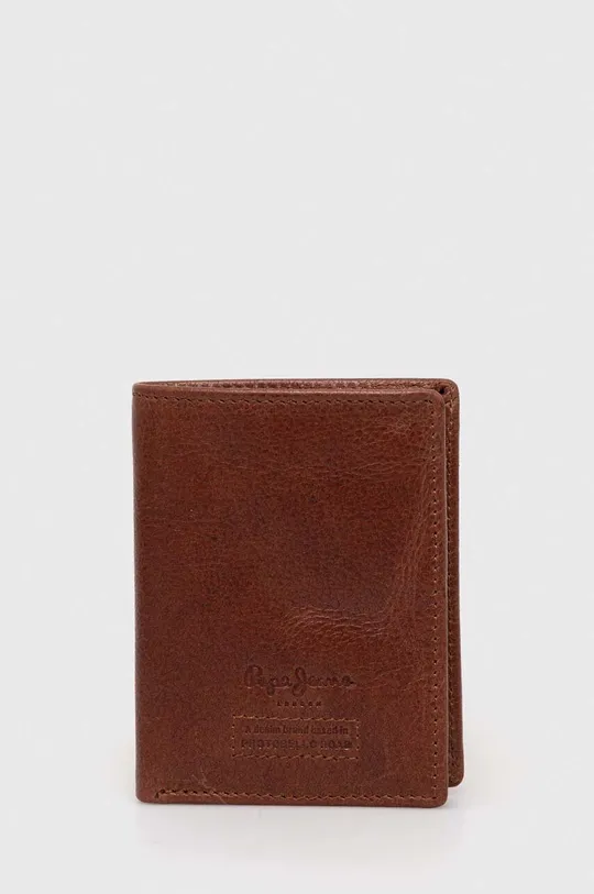 коричневий Шкіряний гаманець Pepe Jeans Archie Чоловічий