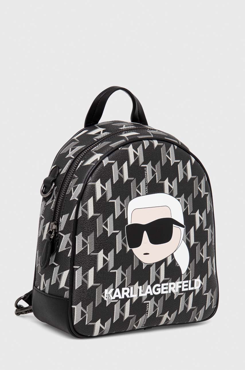 Рюкзак Karl Lagerfeld женский цвет чёрный маленький узорный | ANSWEAR.ua