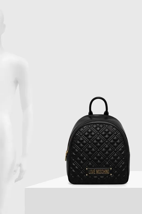 Love Moschino plecak damski kolor czarny mały gładki | Answear.com