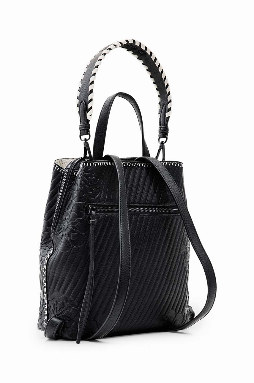 Sac A Main Femme Marque Desigual Embro Patch Mini Backpack, ACCESSOIRES PU BACKPACK MINI Desigual Back_embro Accessoires Pu Backpack Mini Femme Price