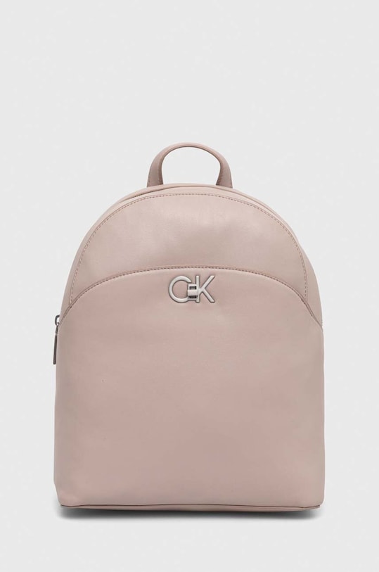 Nahrbtnik Calvin Klein ženski, bež barva | kupite na ANSWEAR.si