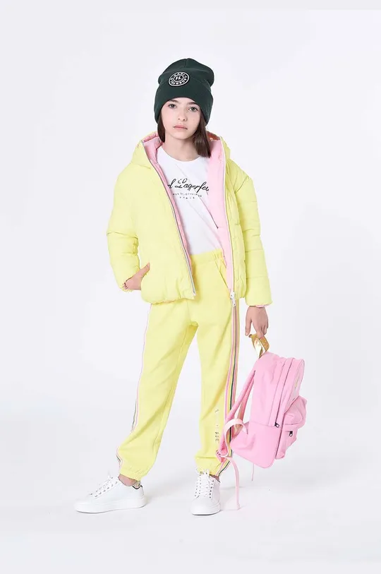 roza Dječji ruksak Karl Lagerfeld Za djevojčice