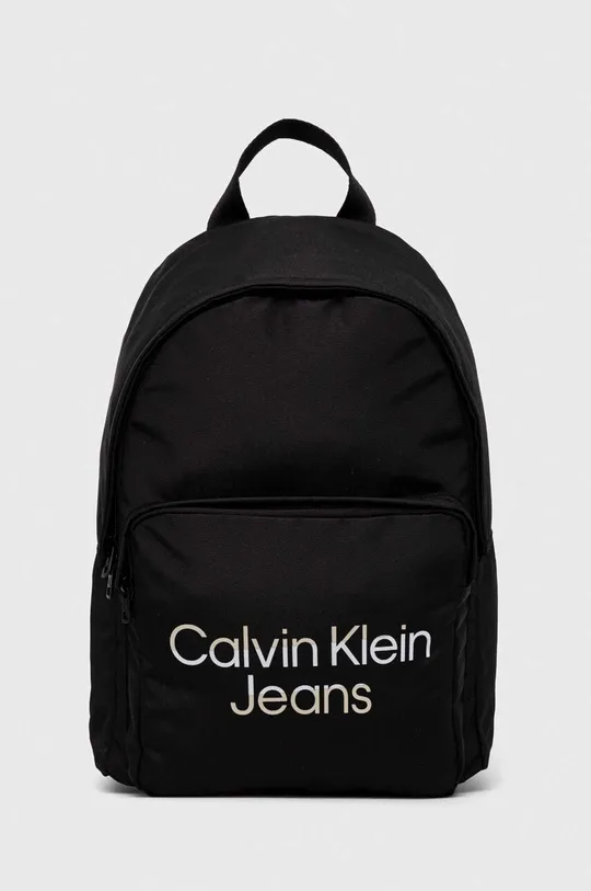 fekete Calvin Klein Jeans gyerek hátizsák Gyerek