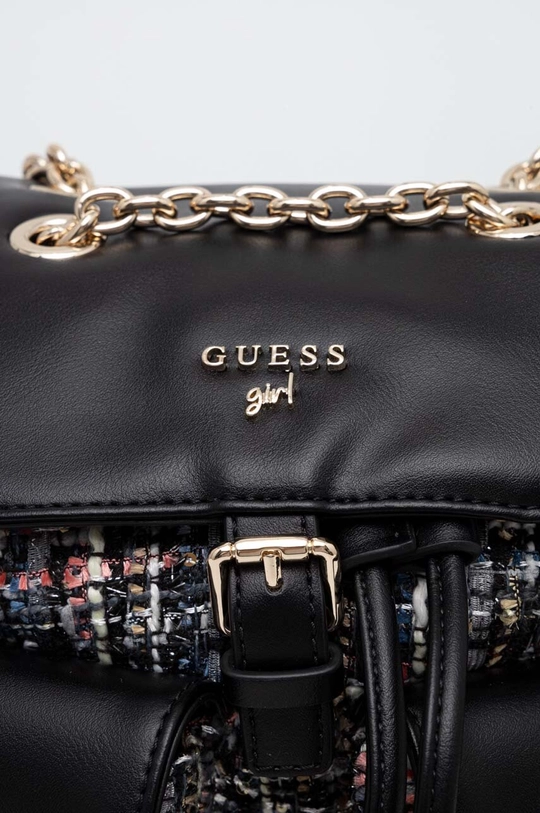 Детский рюкзак Guess Основной материал: 95% Полиэстер, 3% Металлическое волокно, 2% Хлопок Подкладка: 100% Полиэстер Отделка: 100% Полиуретан