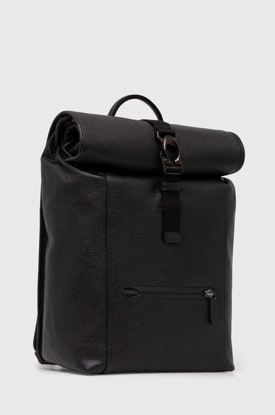 Шкіряний рюкзак Coach чорний