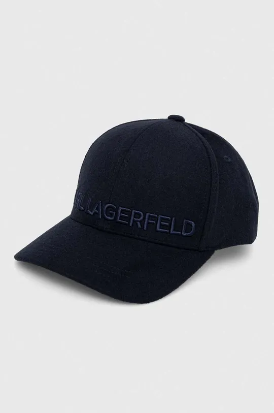 granatowy Karl Lagerfeld czapka z daszkiem Męski