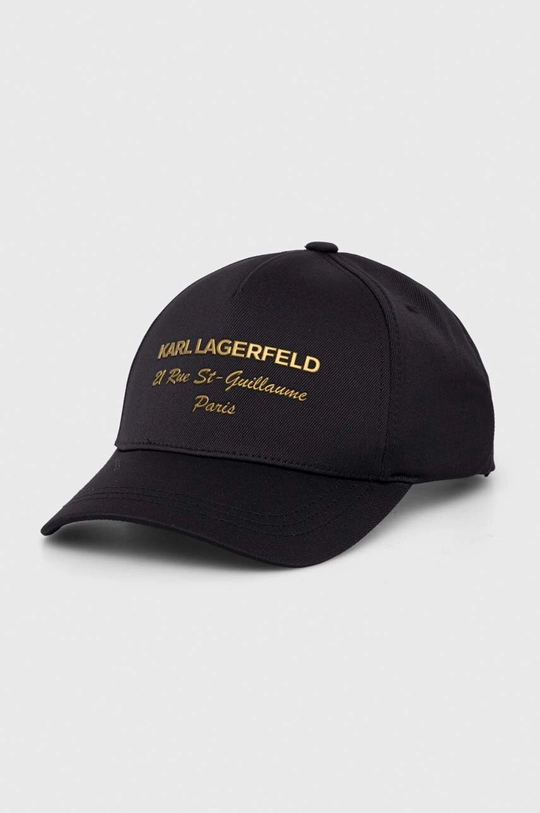 fekete Karl Lagerfeld baseball sapka Férfi