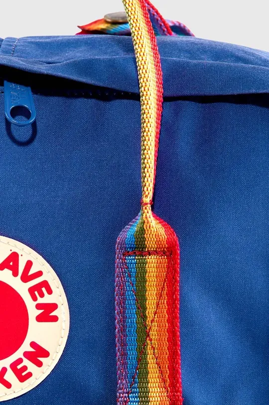 blue Fjallraven backpack Kanken Rainbow