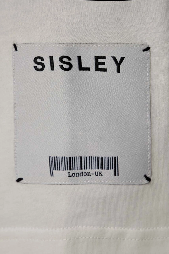 Sisley longsleeve bawełniany dziecięcy 100 % Bawełna