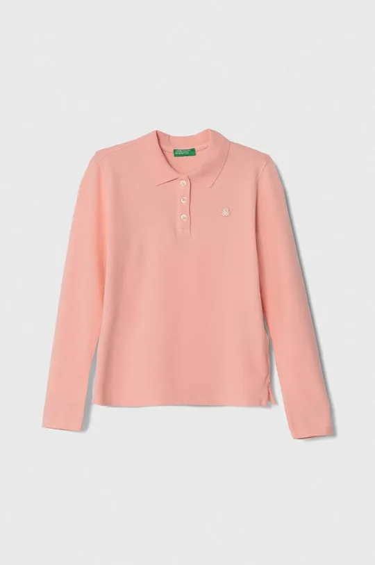 różowy United Colors of Benetton polo dziecięce Chłopięcy