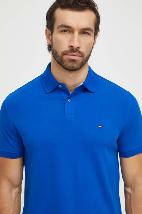 modrá Polo tričko Tommy Hilfiger Pánsky