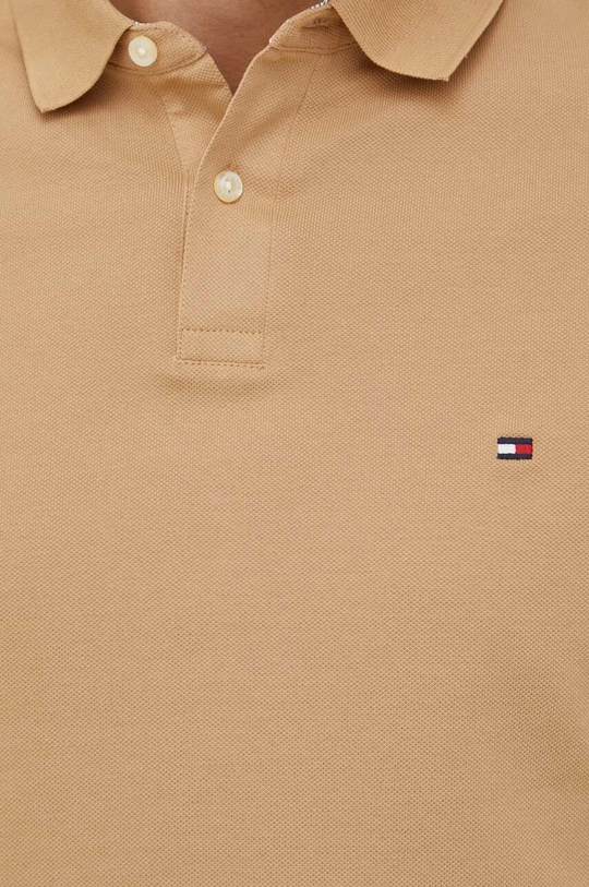 brązowy Tommy Hilfiger polo