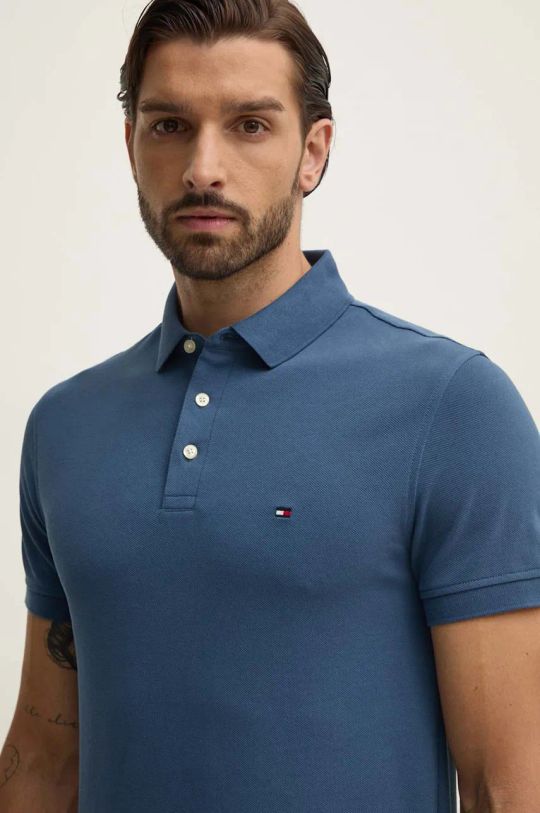 Îmbrăcăminte Tommy Hilfiger tricou polo MW0MW17771 bleumarin