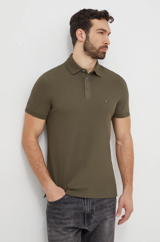 Oblečení Polo tričko Tommy Hilfiger MW0MW17771 zelená