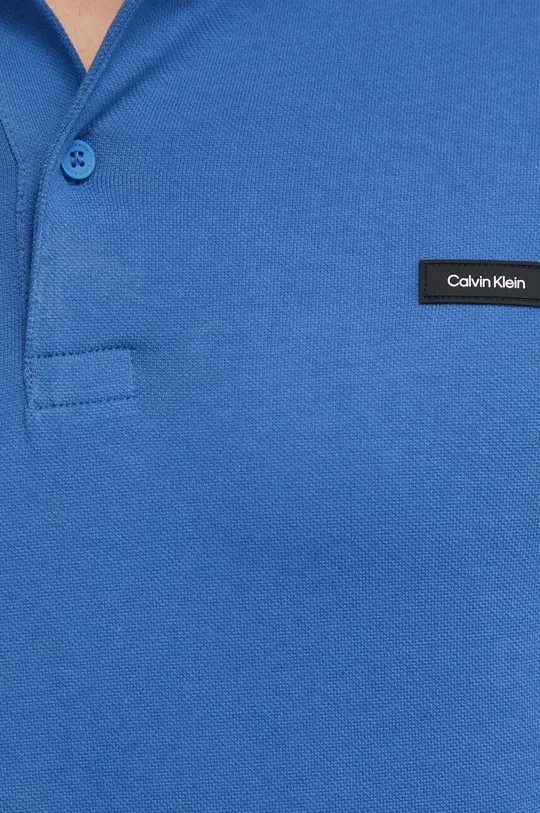 niebieski Calvin Klein polo
