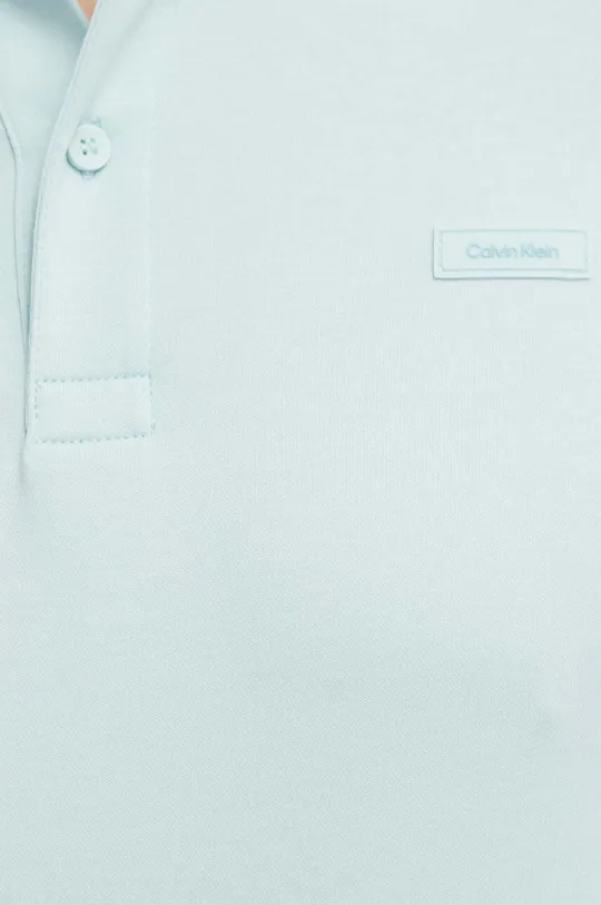 зелений Бавовняне поло Calvin Klein