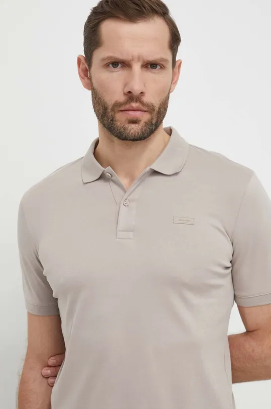 Βαμβακερό μπλουζάκι πόλο Calvin Klein 