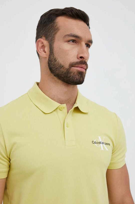 żółty Calvin Klein Jeans polo