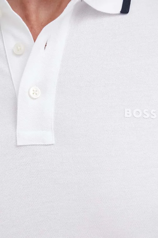 BOSS polo bawełniane Męski