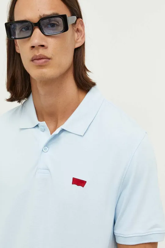 niebieski Levi's polo Męski