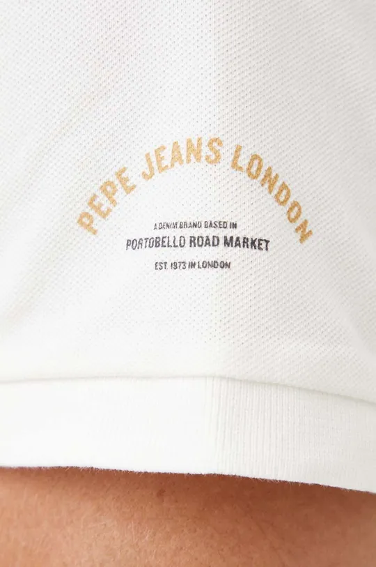 Βαμβακερό μπλουζάκι πόλο Pepe Jeans Londgford Ανδρικά