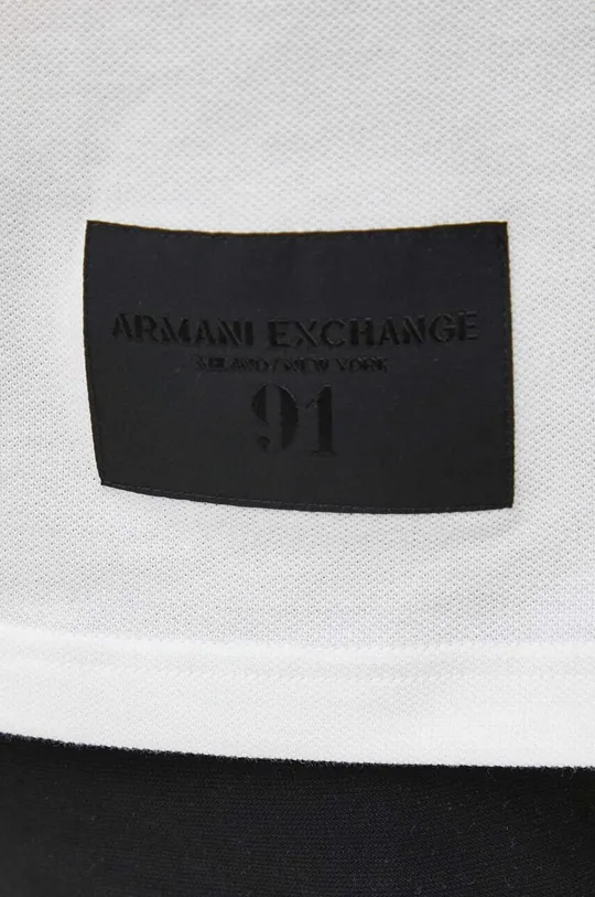 Armani Exchange polo bawełniane Męski