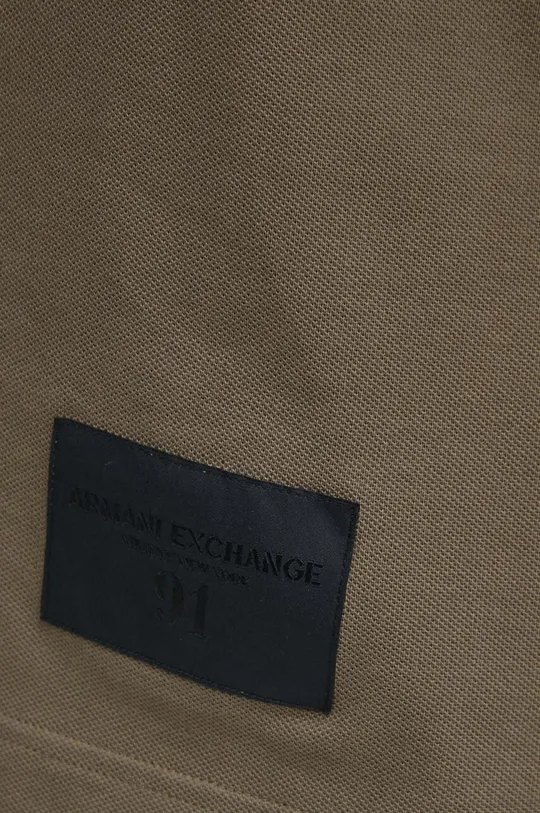 Bavlnené polo tričko Armani Exchange Pánsky