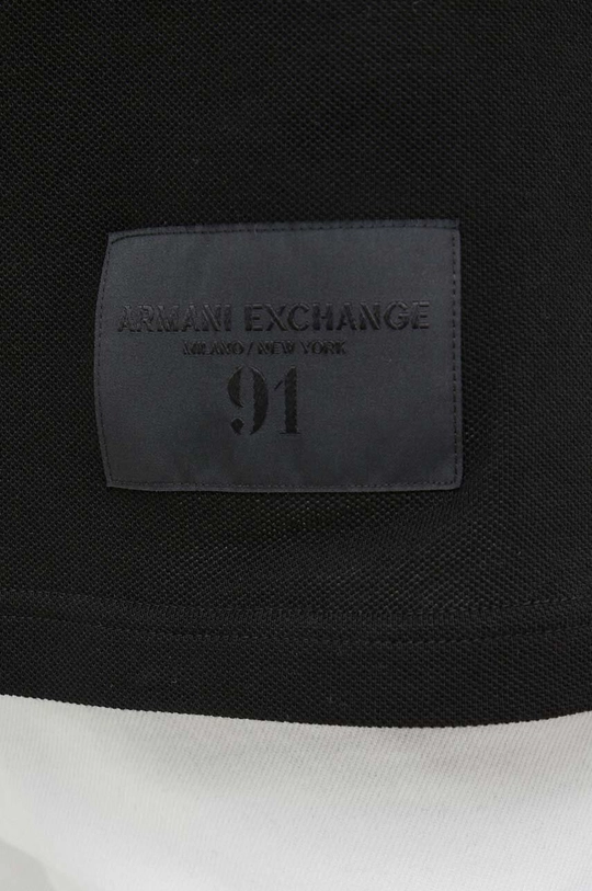 Armani Exchange polo bawełniane Męski