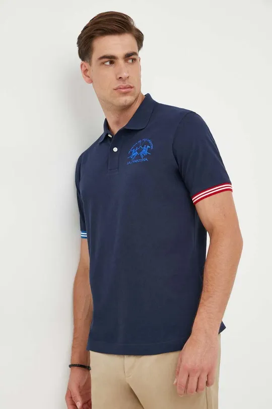mornarsko plava Polo majica La Martina