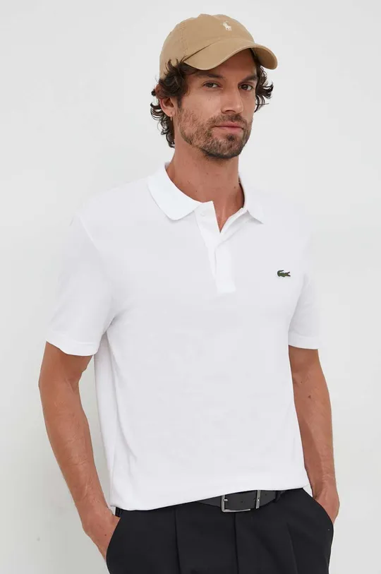 white Lacoste polo shirt Men’s