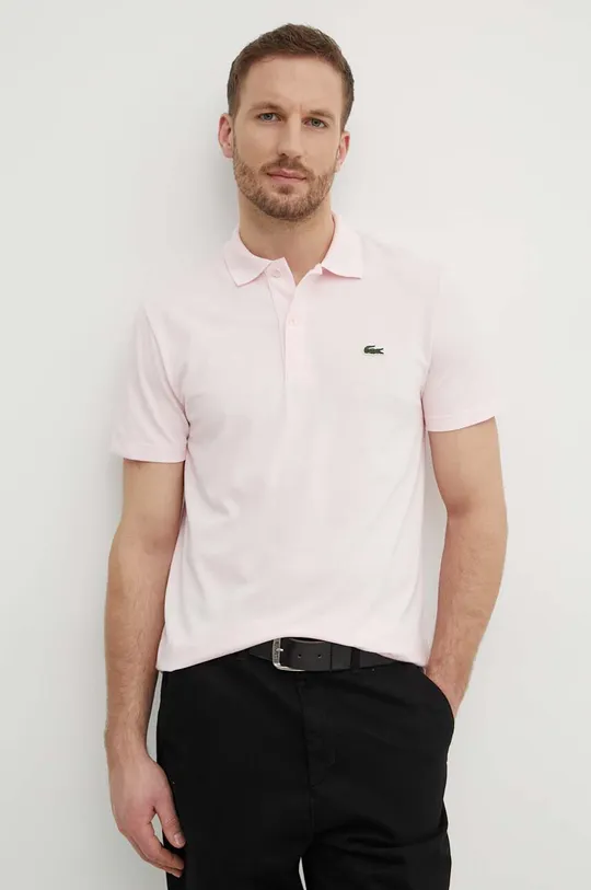 różowy Lacoste polo