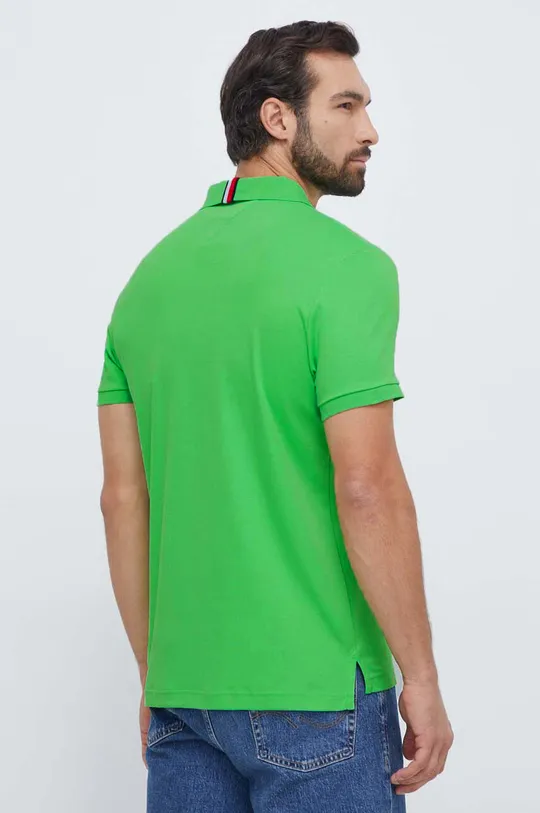 Bavlnené polo tričko Tommy Hilfiger zelená