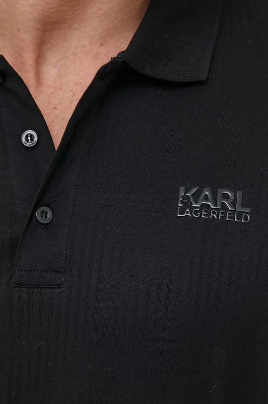 Βαμβακερό μπλουζάκι πόλο Karl Lagerfeld