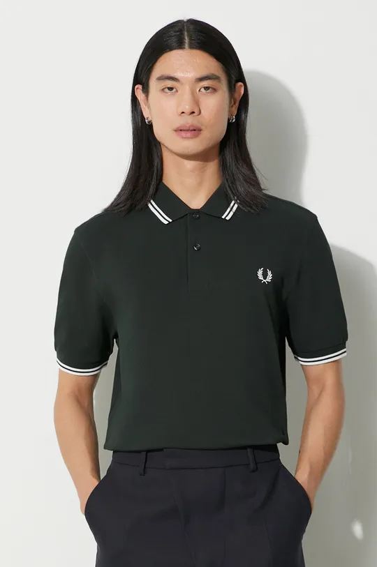 green Fred Perry cotton polo shirt Men’s